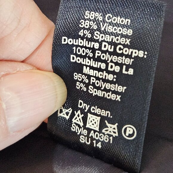 J. Crew Blazer Size 8 Navy Schoolboy Front Pockets, 2 Button Cotton Preppy - Picture 8 of 13